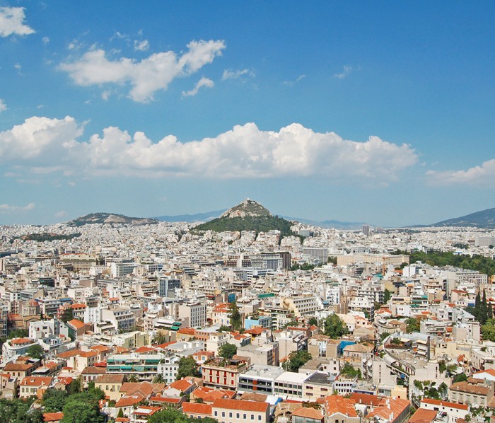 Blick über Athen